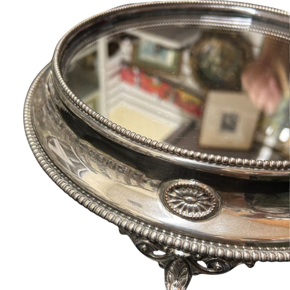 Silver Plate Cake Plateau - Picture 2 of 4